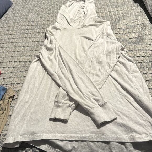 Zanerobe Gray Cotton Hoodie Size medium - Picture 2 of 4